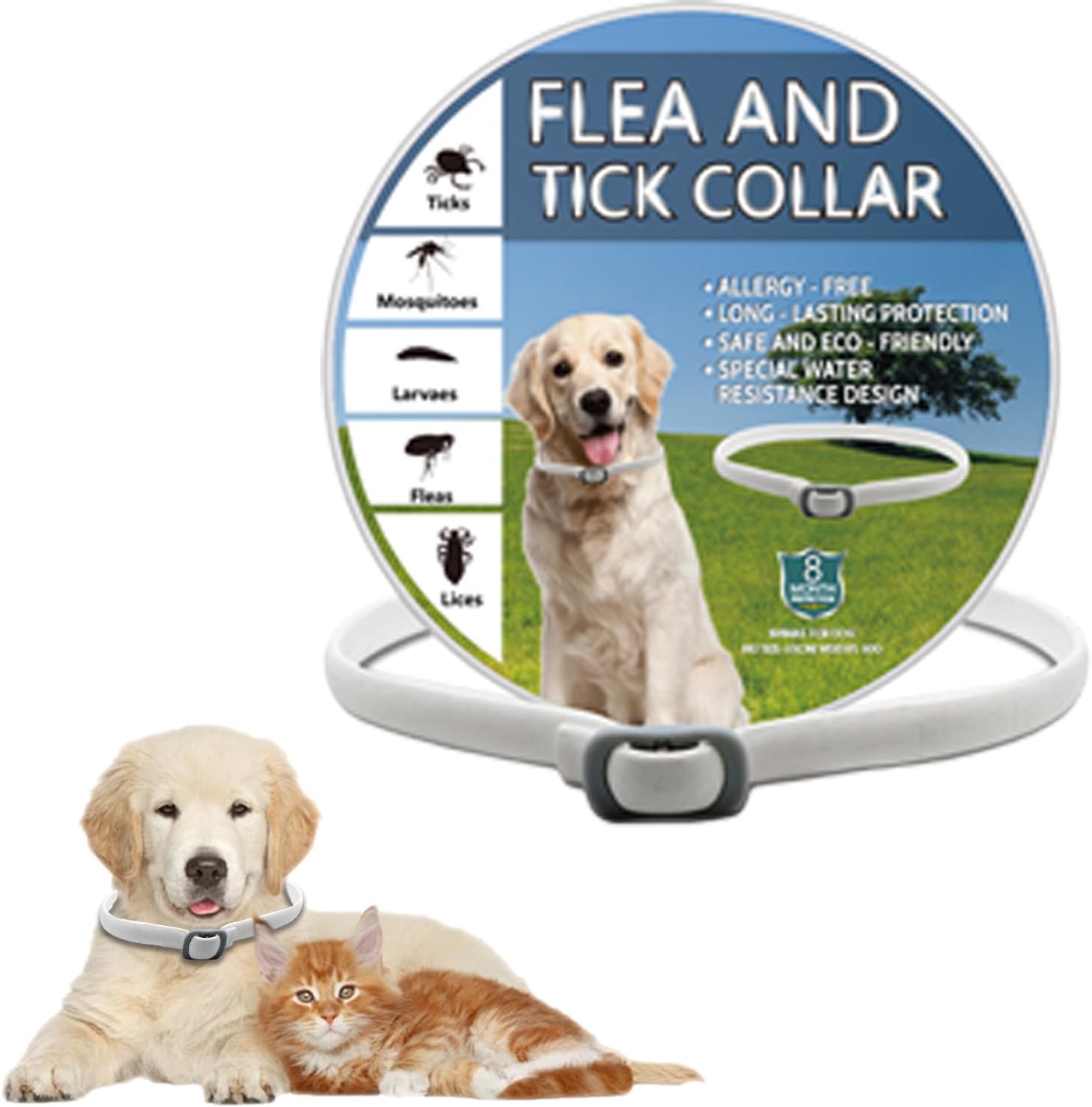 Amazon | Sediven ノミ取り首輪 蚊よけ 犬 虫除け 首輪につける 犬猫